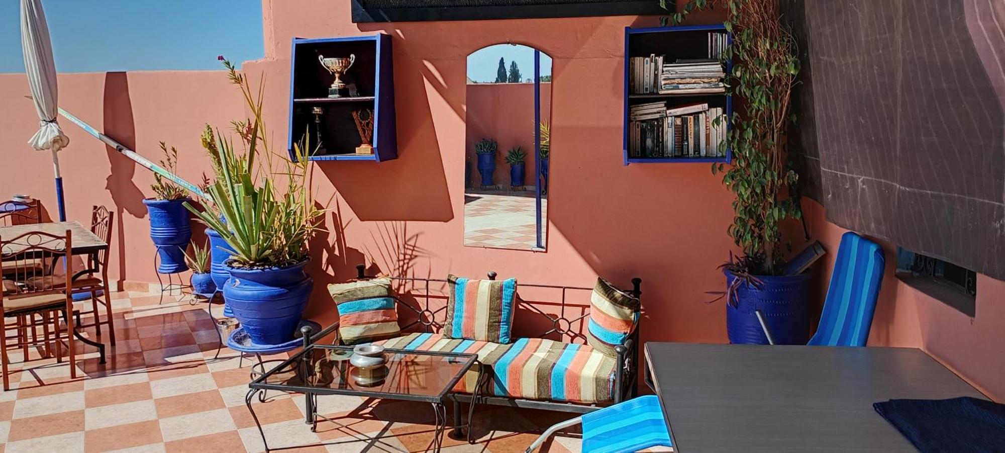 Dar Aziz Apartment Marrakesh Bagian luar foto